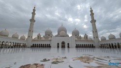 Sheikh Zayed Moschee Abu Dhabi 23.04.16 Von Arabien durch den Suezkanal zu Mittelmeerinseln AIDAcosma 033