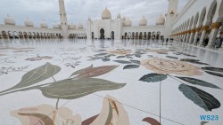 Sheikh Zayed Moschee Abu Dhabi 23.04.16 Von Arabien durch den Suezkanal zu Mittelmeerinseln AIDAcosma 046