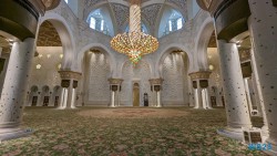 Sheikh Zayed Moschee Abu Dhabi 23.04.16 Von Arabien durch den Suezkanal zu Mittelmeerinseln AIDAcosma 055