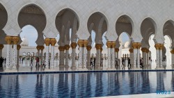 Sheikh Zayed Moschee Abu Dhabi 23.04.16 Von Arabien durch den Suezkanal zu Mittelmeerinseln AIDAcosma 079