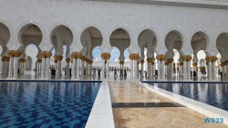 Sheikh Zayed Moschee Abu Dhabi 23.04.16 Von Arabien durch den Suezkanal zu Mittelmeerinseln AIDAcosma 081