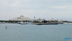 UAE Presidential Palace Abu Dhabi 23.04.16 Von Arabien durch den Suezkanal zu Mittelmeerinseln AIDAcosma 010