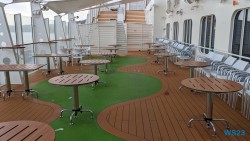 23.04.22 Deck 7 Yachtclub Restaurant Aussenbereich Von Arabien durch den Suezkanal zu Mittelmeerinseln AIDAcosma 039