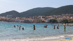 Stadtstrand Saint François Ajaccio 23.07.11 Neue Abenteuer auf eigene Faust im Mittelmeer AIDAstella 006