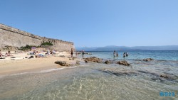 Stadtstrand Saint François Ajaccio 23.07.11 Neue Abenteuer auf eigene Faust im Mittelmeer AIDAstella 010