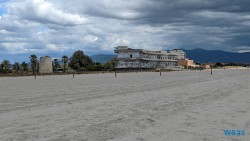 Spiaggia del Poetto Cagliari 23.05.03 Von Arabien durch den Suezkanal zu Mittelmeerinseln AIDAcosma 006