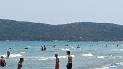 Spiaggia del Poetto Cagliari 23.07.17 Neue Abenteuer auf eigene Faust im Mittelmeer AIDAstella 018