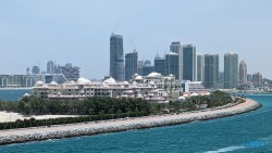 Palm Jumeirah Dubai 23.04.15 Von Arabien durch den Suezkanal zu Mittelmeerinseln AIDAcosma 017