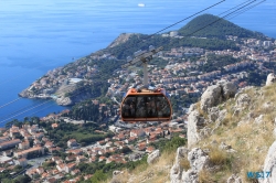 Seilbahn Dubrovnik 17.10.12 - Historische Städte an der Adria Italien, Korfu, Kroatien AIDAblu