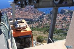 Seilbahn Dubrovnik 17.10.12 - Historische Städte an der Adria Italien, Korfu, Kroatien AIDAblu