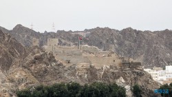 Festung von Mutrah Muscat 23.04.18 Von Arabien durch den Suezkanal zu Mittelmeerinseln AIDAcosma 056