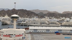 Muscat 23.04.18 Von Arabien durch den Suezkanal zu Mittelmeerinseln AIDAcosma 005