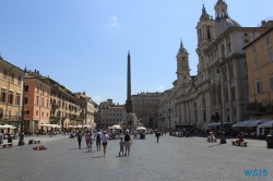 Piazza Navona Rom 14.08.22 - Tunesien Italien Korsika Spanien AIDAblu Mittelmeer