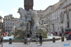 Piazza Navona Rom 14.08.22 - Tunesien Italien Korsika Spanien AIDAblu Mittelmeer