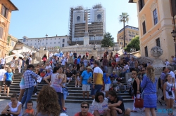 Spanische Treppe Rom 14.08.22 - Tunesien Italien Korsika Spanien AIDAblu Mittelmeer