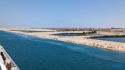 New Ismailia Suezkanal 23.04.26 Von Arabien durch den Suezkanal zu Mittelmeerinseln AIDAcosma 059